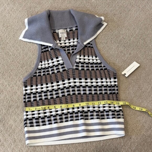 NWT Anthropologie Maeve Sweater Vest - Cropped Medium - Picture 1 of 3
